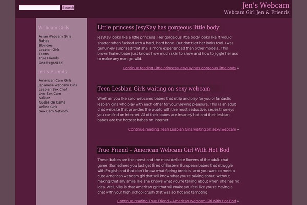 WordPress website example screenshot