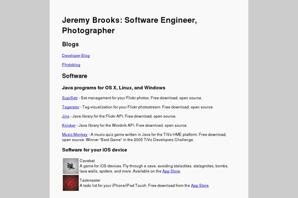 jeremybrooks.net site used ZenLite