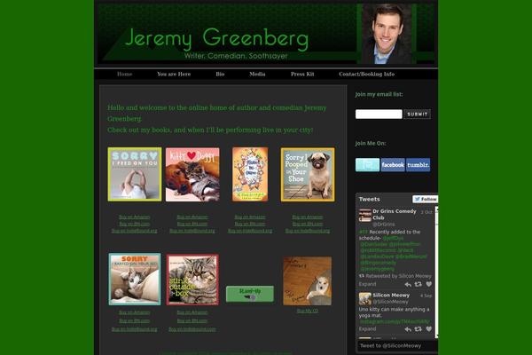 Twenty Twelve theme site design template sample