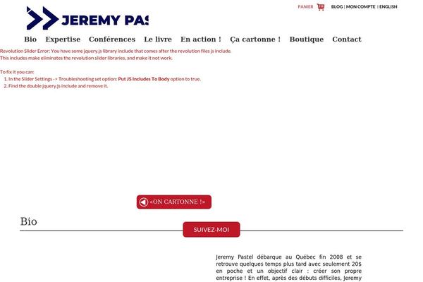 jeremypastel.com site used Jmp