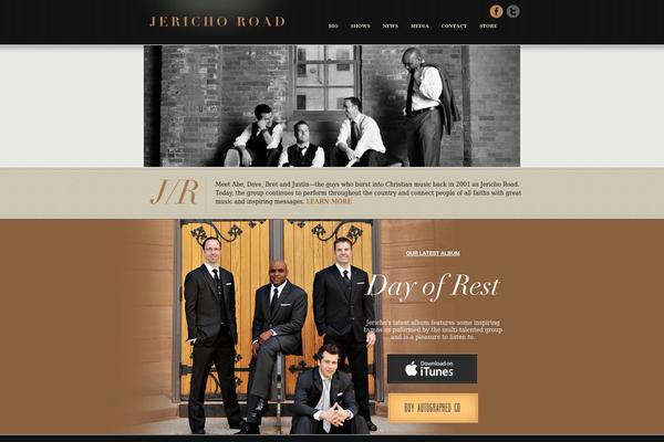 Jericho theme site design template sample
