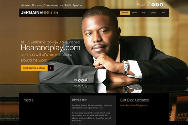 WordPress website example screenshot