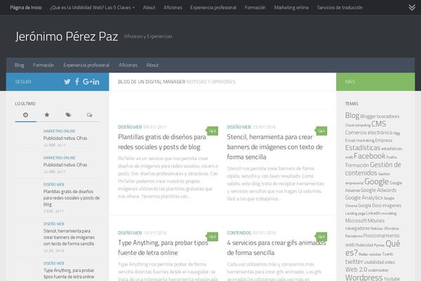 WordPress website example screenshot