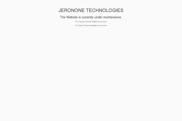 jeronone.com site used Jeronone_technologies