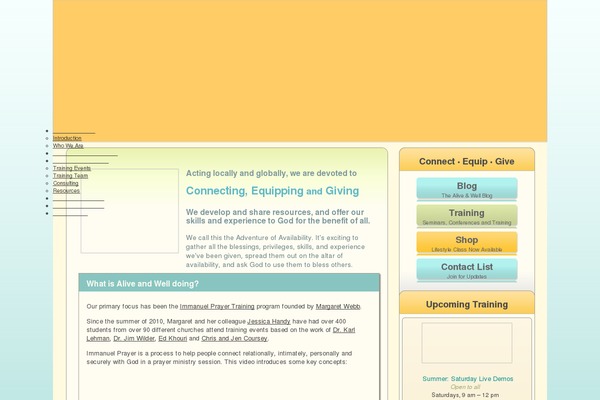 WordPress website example screenshot