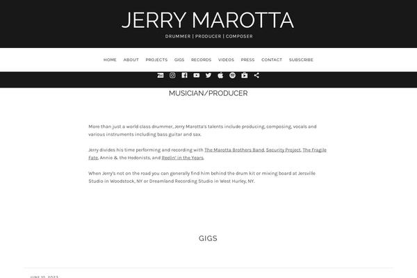 jerrymarotta.com site used Ovation