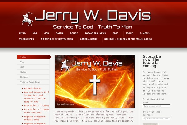 jerrywdavis.com site used Karma-wordpress-theme-package