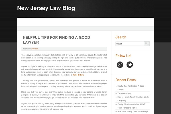 jerseyfamilylawblog.com site used SimplePress 2