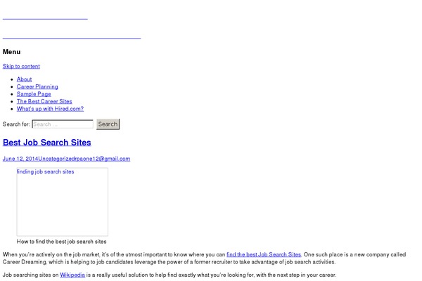 WordPress website example screenshot
