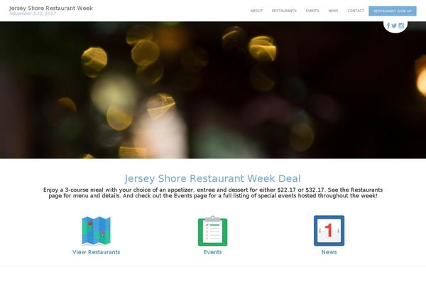 jerseyshorerestaurantweek.com site used Jsrw