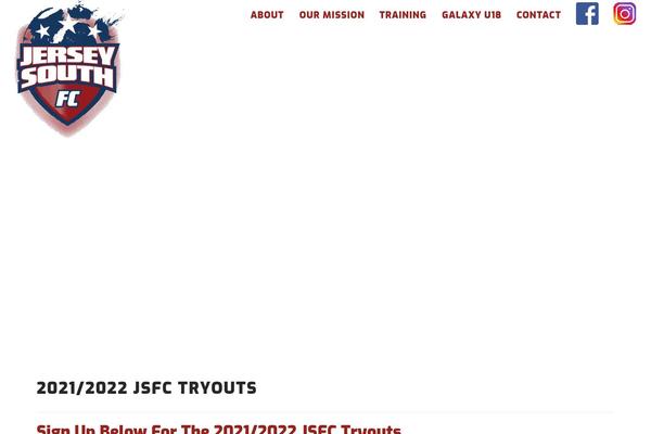 jerseysouthfc.com site used Roneous-child