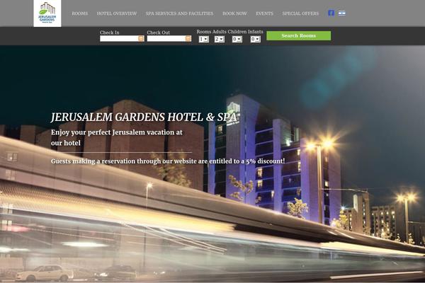 jerusalemgardenshotel.com site used Jerusalem