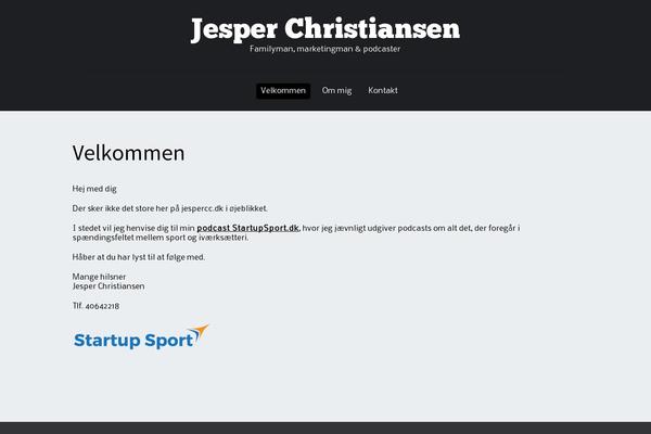 jespercc.dk site used Seedlet