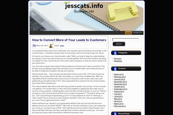 jesscats.info site used Worktable