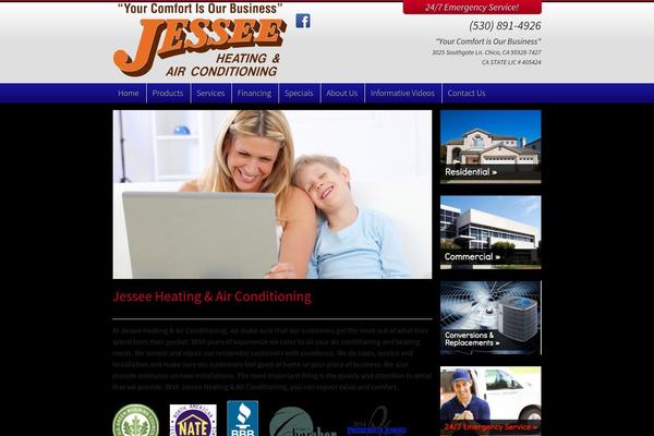 jesseeheatingandair.com site used Mastersite-layout10