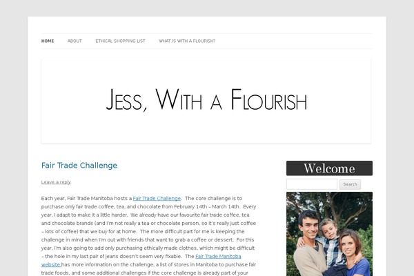 Twenty Twelve theme site design template sample