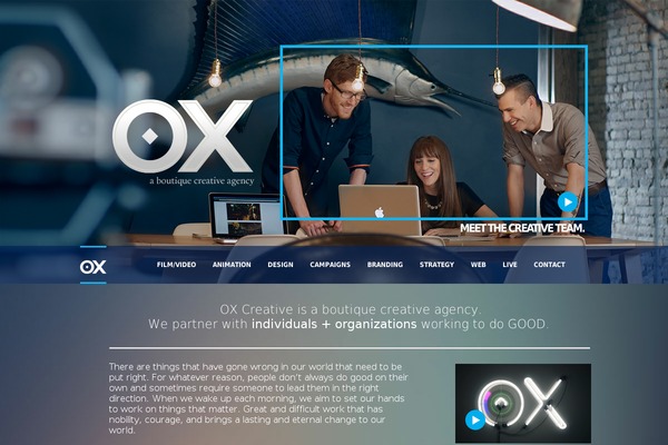 oxstudios theme websites examples