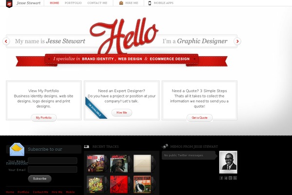 WordPress website example screenshot
