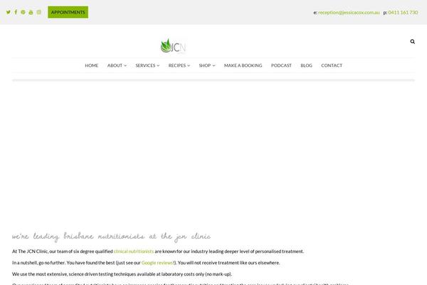 WordPress website example screenshot