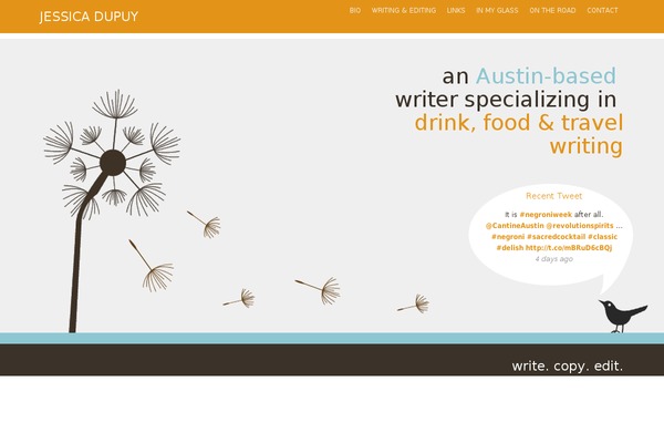 WordPress website example screenshot