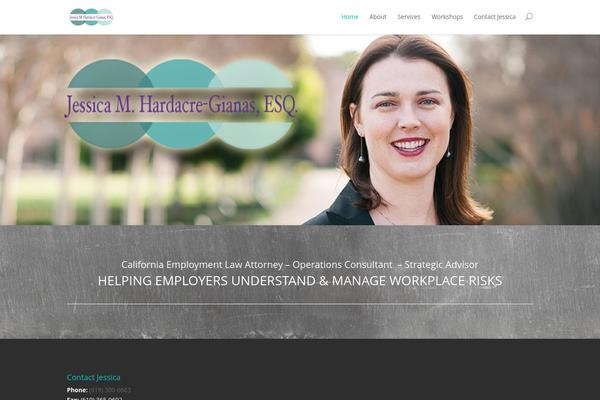 Divi theme site design template sample