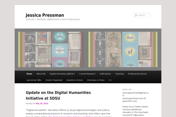 Twenty Eleven theme site design template sample