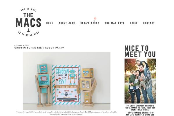 WordPress website example screenshot
