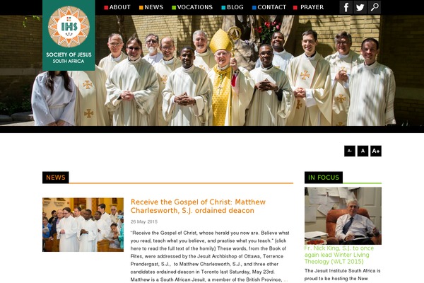 jesuits.org.za site used Jesuites