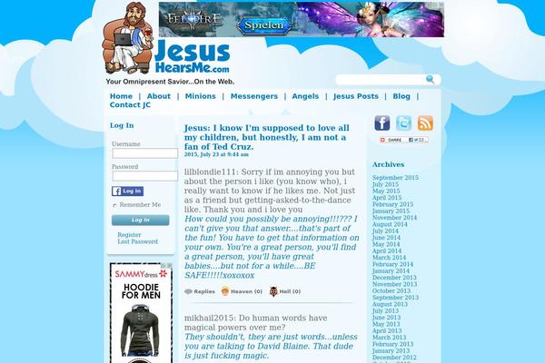 jesushearsme.com site used Jesus