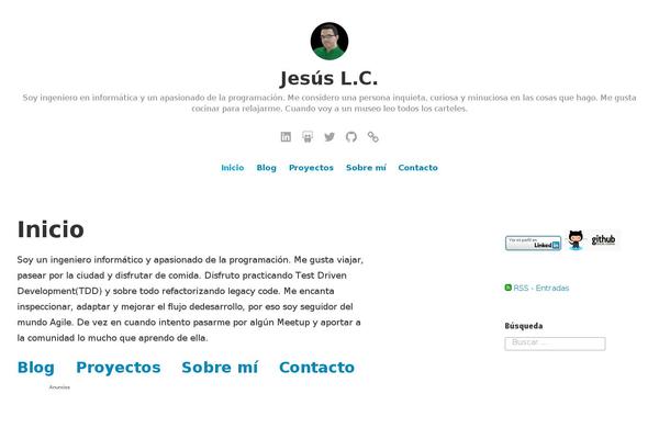 WordPress website example screenshot