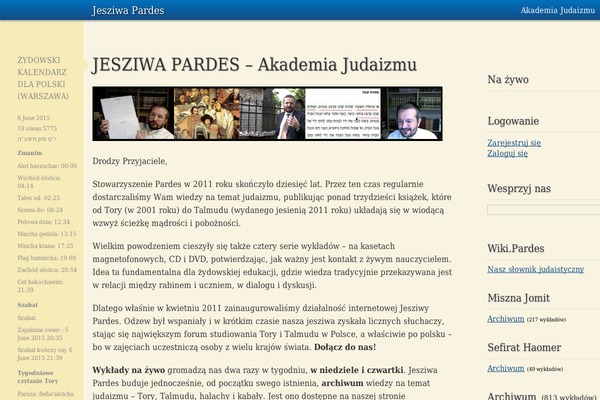 jesziwa.pl site used Minimal Georgia