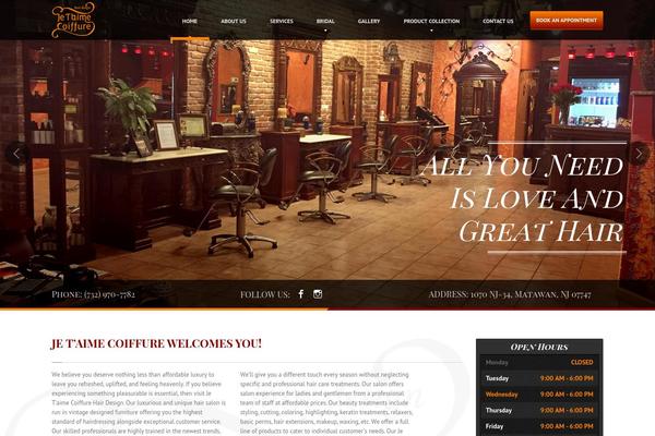 Divi theme site design template sample