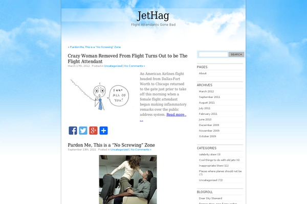 jethag.com site used Blueclouds