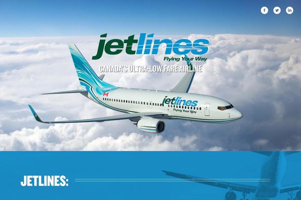 jetlines.ca site used Jetlines