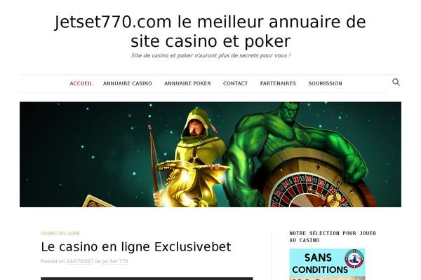WordPress website example screenshot