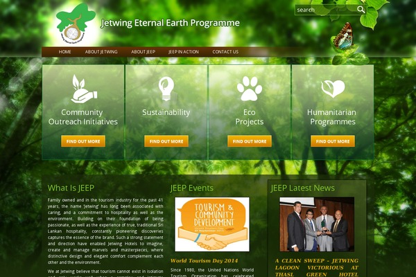 jetwingeternalearthprogramme.com site used Jeep