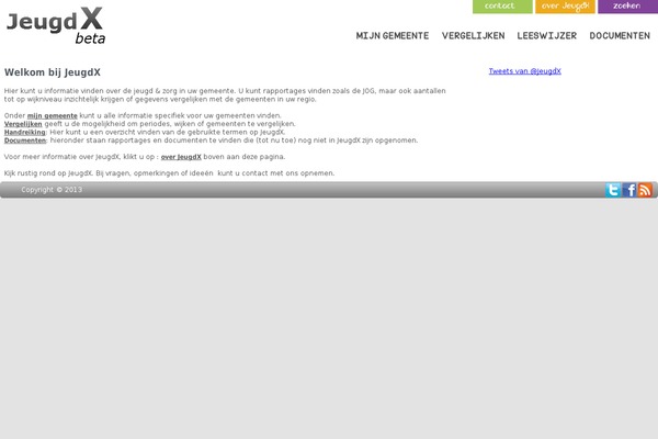 jeugdx.nl site used Jeugdx