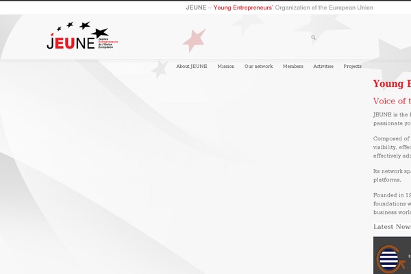 WordPress website example screenshot