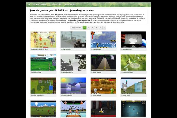 jeux-de-guerre.com site used Regime