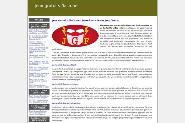 Twenty Thirteen theme site design template sample