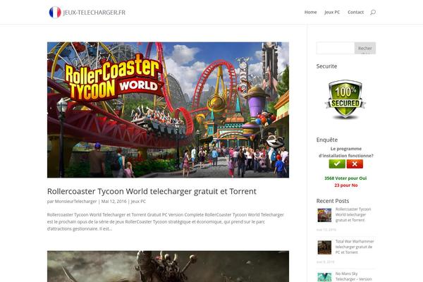 Divi theme site design template sample