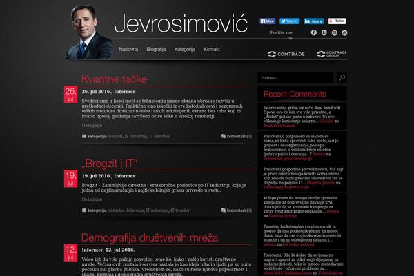 jevrosimovic.com site used Jevrosimovic
