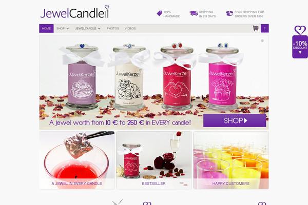jewelcandle.nl site used Letters