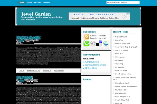 WordPress website example screenshot