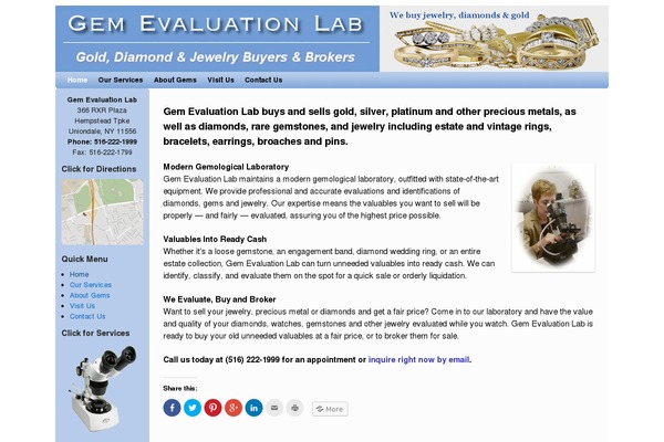 WordPress website example screenshot