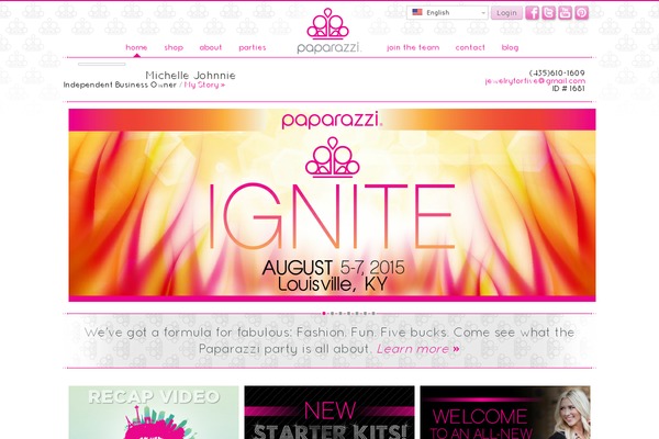 jewelryforfive.com site used Paparazzi-responsive