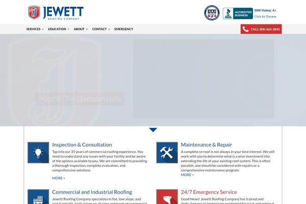 jewettroofing.com site used Jewettroofing