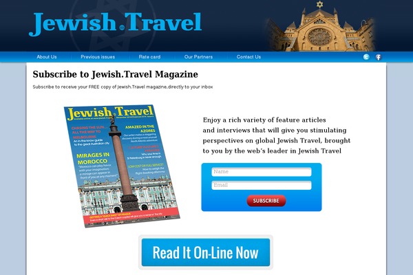 jewish.travel site used Jewtheame