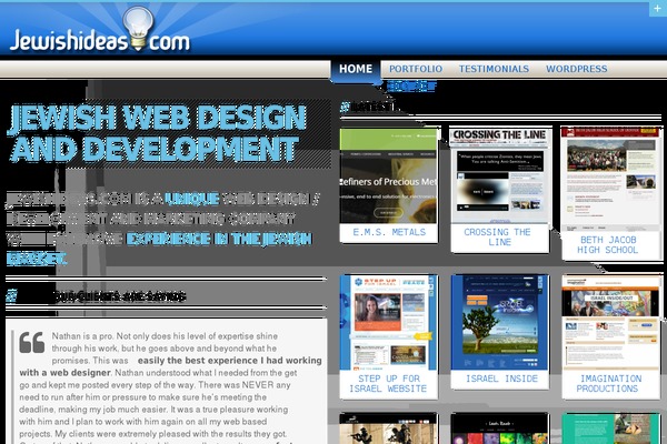 MORE theme site design template sample