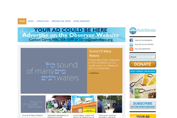 WordPress website example screenshot
